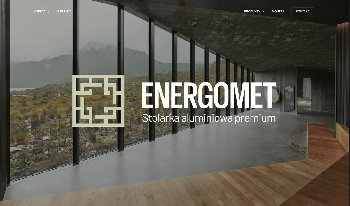 Strona główna Energomet — podgląd projektu